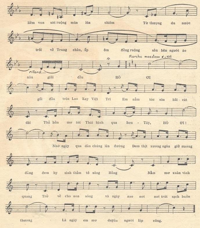 Sheet nhạc Hội Trùng Dương 2